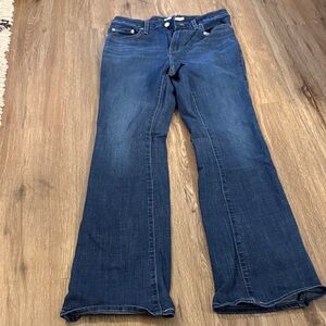 Levi, 725, high rise boot cut, Classic Blue Jeans